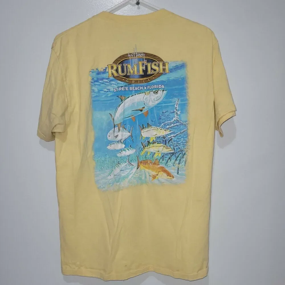 Guy Harvey Fishing Blue Water T-shirt lot of 2 Size Medium